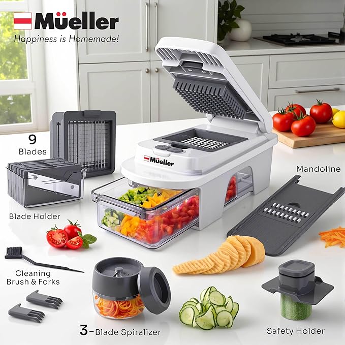 Mueller Pro-Series All-in-One, 12 Blade Mandoline Slicer - Image 6