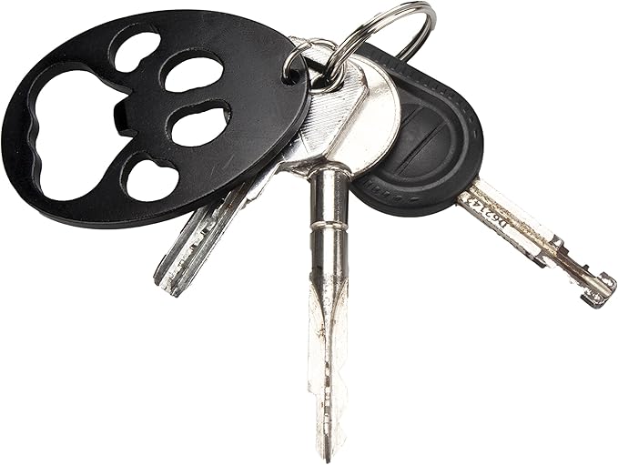 Swatom Dog Paw Keychain Bottle Opener Beer Opener Tool, Key Tag Chain Ring - Image 4