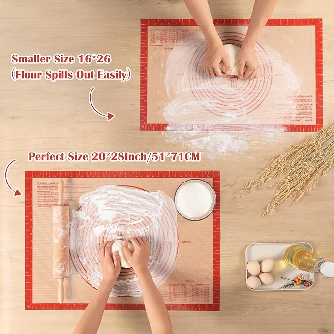 Non-slip Silicone Pastry Mat Extra Large - Image 2