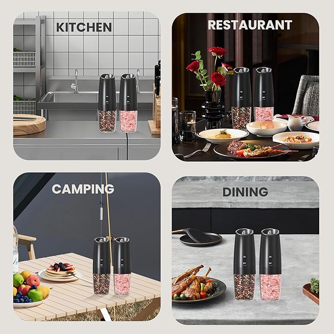 Rechargeable Salt And Pepper Grinder Set - Image 7