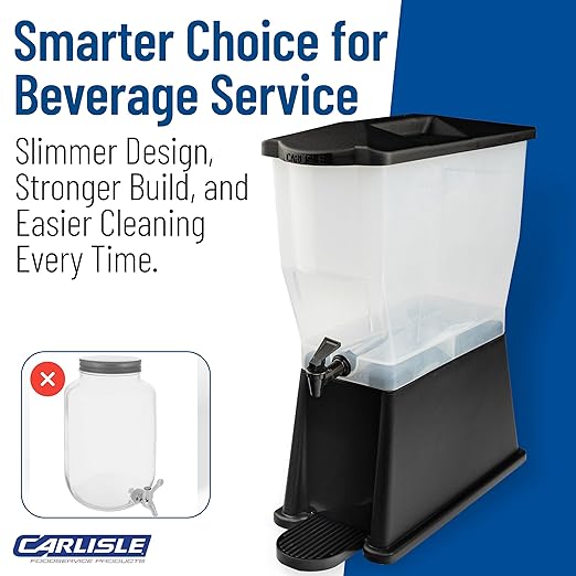 Carlisle FoodService Products Trimline Rectangular Beverage Dispenser - Image 7