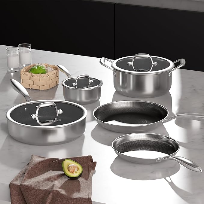COOKER KING Stainless Steel Cookware Set, Pots and Pans Set Non Stick, Frying - Image 9