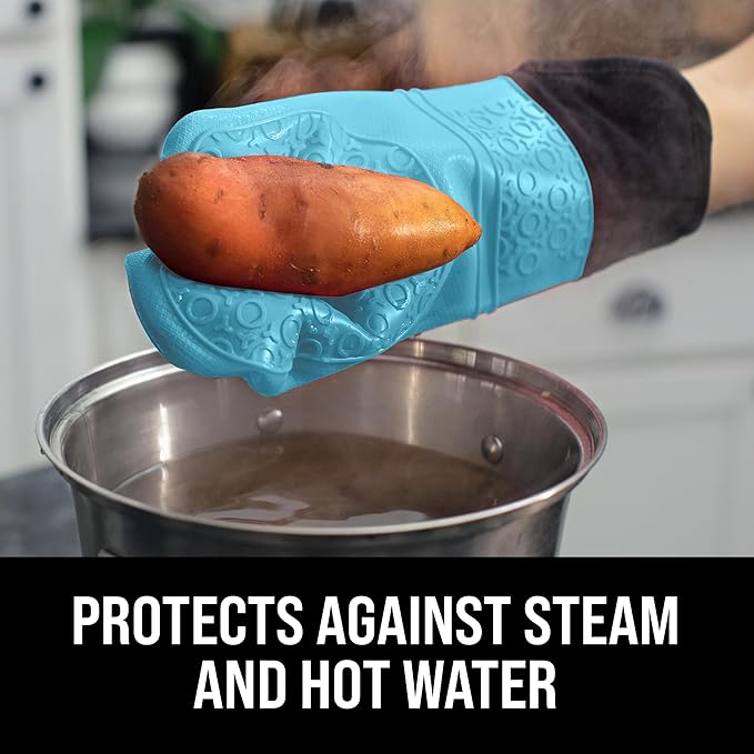 BPA-Free Soft Silicone Oven Mitts - Image 4