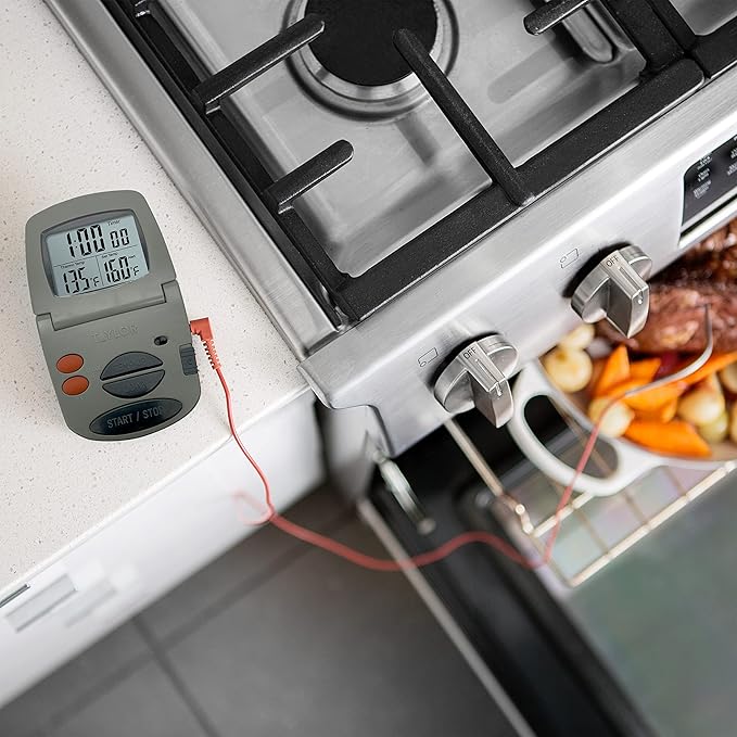 Taylor Programmable with Timer Instant Read Wired Probe Digital, Grill BBQ - Image 6