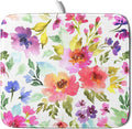 Spring Floral Dish Drying Mat for Kitchen Counter Flower Microfiber Absorbent by Unknown