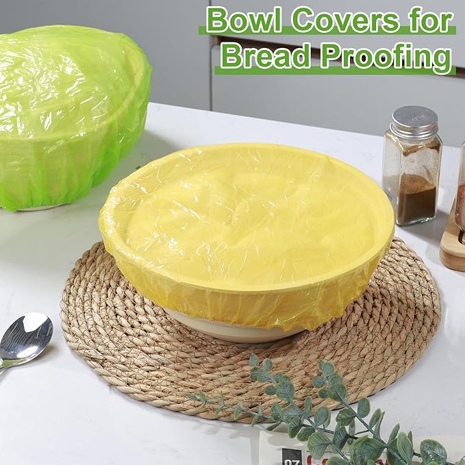 Mwellewm Bowl Covers Plastic Elastic Wrap - Image 4