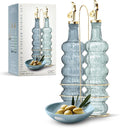 COOK WITH COLOR Glass Olive Oil Bottle Dispenser by CookwithColor