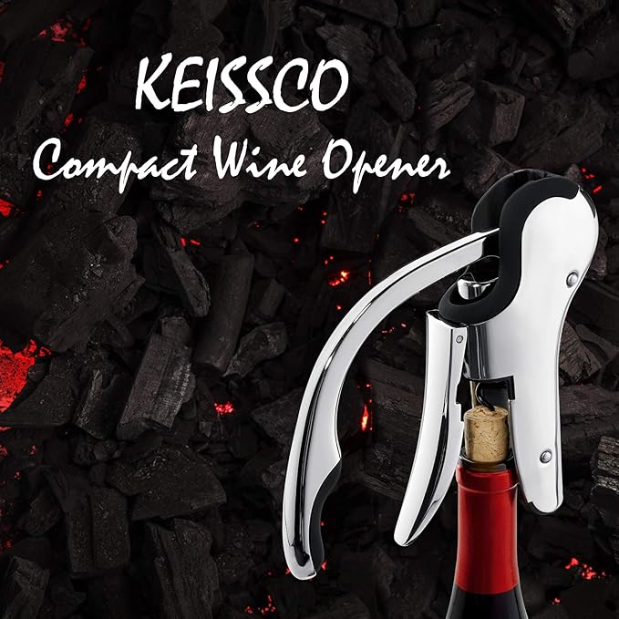 Stainless Steel Wine Opener Compact Vertical Corkscrew Wine Bottle Opener - Image 2