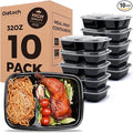 Glotoch 10 Pack 32OZ Meal Prep Containers Reusable Microwave Safe, Extra Large by GlotochExpress