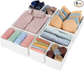 Criusia Drawer Organizer Clothes, 8 Pack Underwear Drawer Organizer, Foldable by Criusia