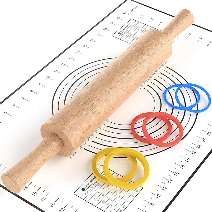 Classic Wooden Rolling Pin by MeppleMakeYourLifeSimple