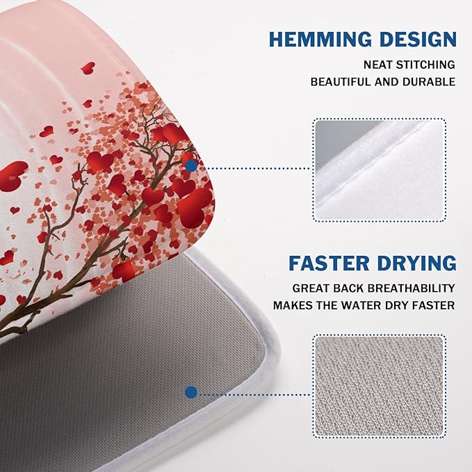 Valentine's Day Dish Drying Mats - Image 4