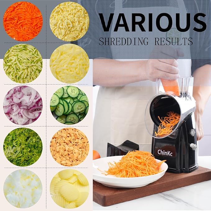 Upgrade Rotary Cheese Grater Shredder - Image 4