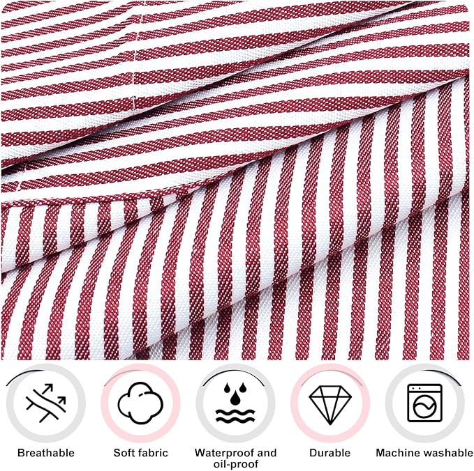 2Pack Adjustable Kitchen Apron for Women Men - Image 3