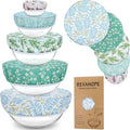 5-Size Reusable Beeswax Bowl Covers by Revahope