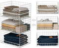 Yociyoga Closet Organizers and Storage Basket- 3-Tier Stackable Storage Bins by FollowWithYociyogaTogether