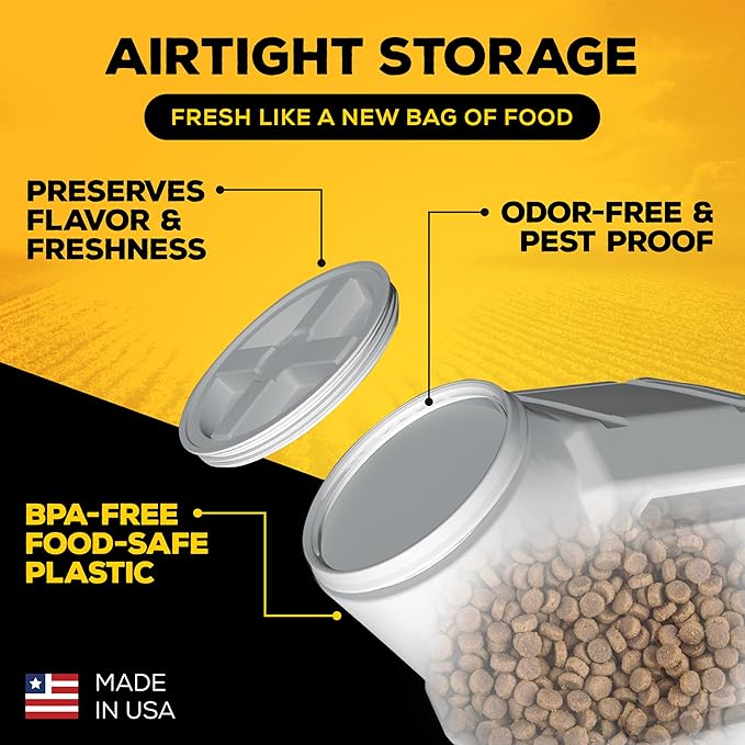 Gamma2 Vittles Vault Outback Airtight Pet Food Container, 40 Pounds - Image 5