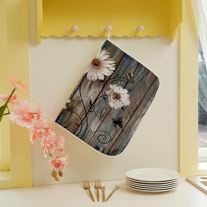 Spring Dish Drying Mat 18x24 Inches - Image 4