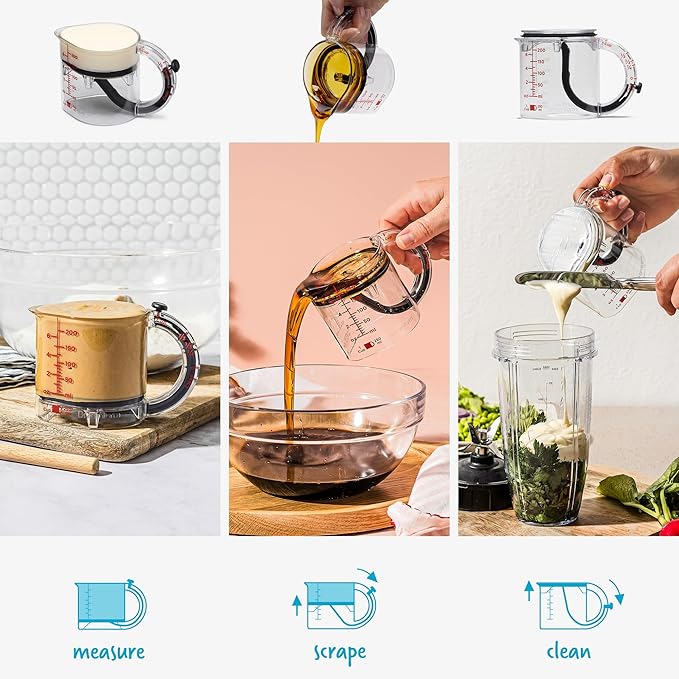 Dreamfarm Upcup All-in-1 Adjustable Measuring Cup, Metric & Imperial - Image 4