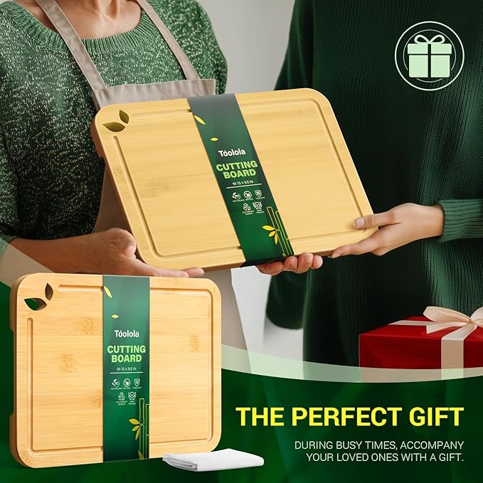 13 x 9.5 inch Bamboo Cutting Boards - Image 7