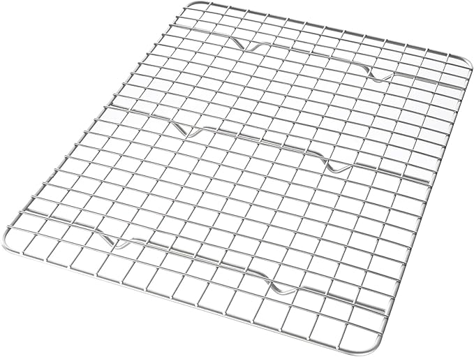 USA Pan Quarter Sheet Oven Safe Nonstick Baking and Cooling Rack by USAPan