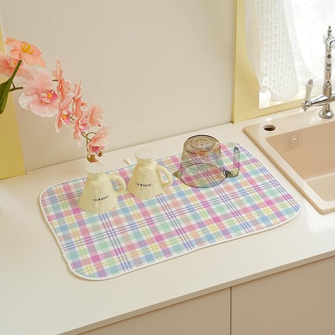 Spring Dish Drying Mat 18x24 Inches - Image 6