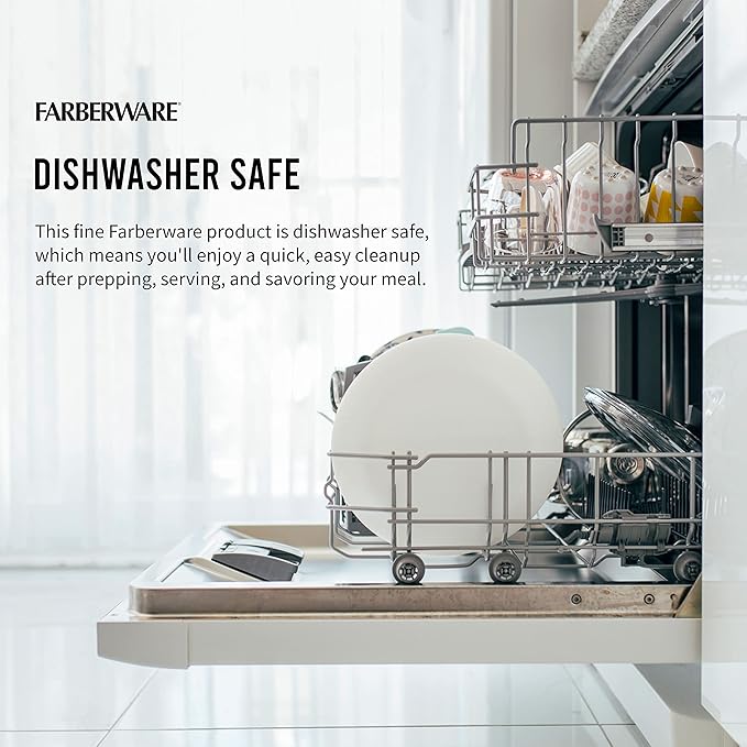Farberware Plastic Cutting Board Set, Dishwasher- Safe Poly Chopping Board - Image 6