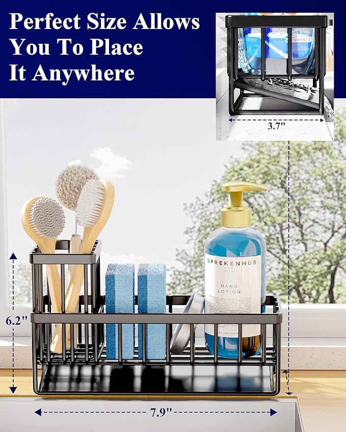 Kitsure Sponge Holder for Kitchen Sink - Image 2