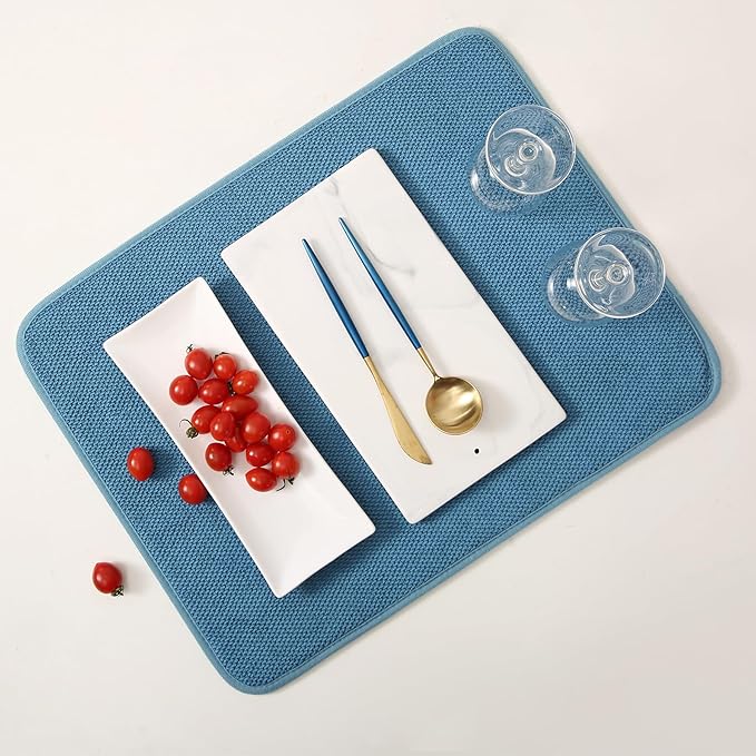 2 Pack Microfiber Dish Drying Mat - Image 7