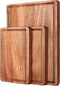 Acacia Wood Cutting Boards Set by Unknown