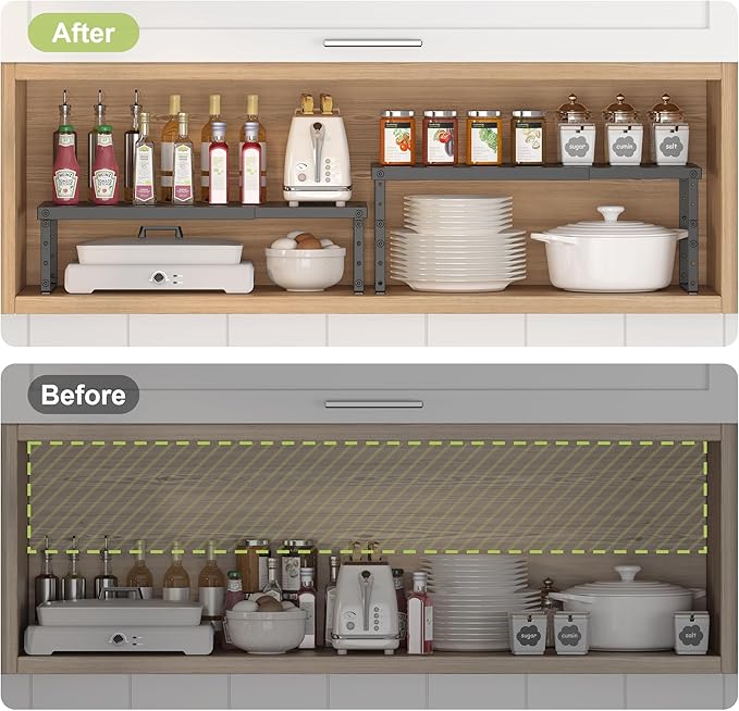 RUILALIFE Expandable Cabinet Organizer Shelf - Image 6