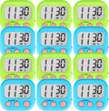 Timer for Kids Teachers Digital Kitchen Timers for Cooking Large Magnetic by AOUCE