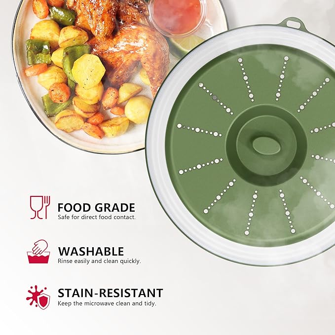 WVM Microwave Splatter Cover Vented - Image 3