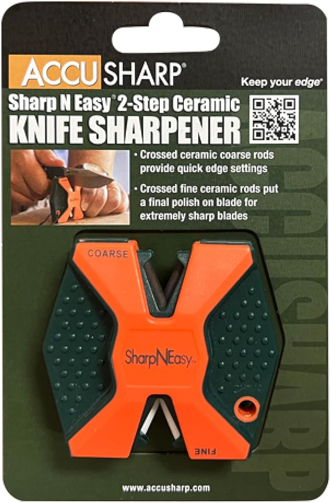 AccuSharp 2-Step Coarse and Fine Rods Knife Sharpener, Restores & Sharpens - Image 3