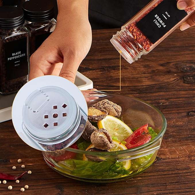 Skiileor 25 Pcs Spice Jars - Image 4