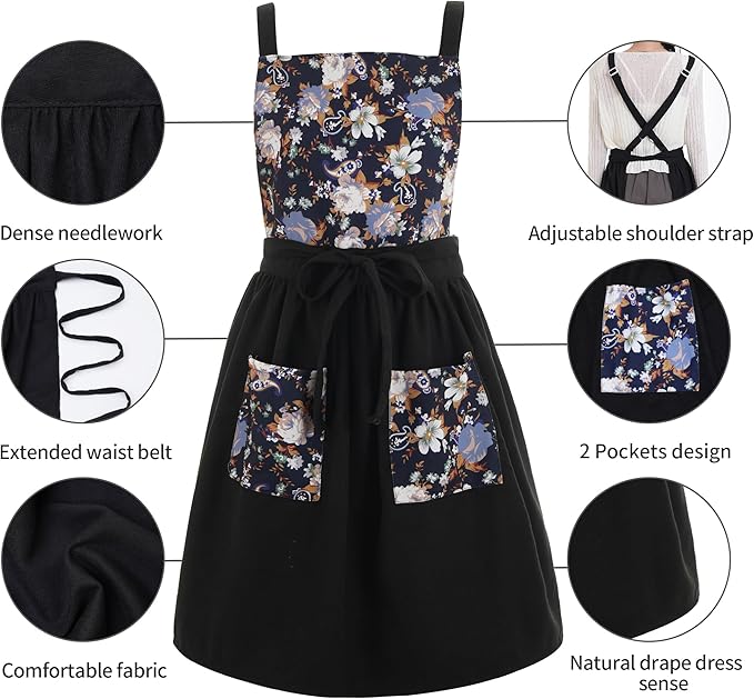 Pinknoke Vintage Pinafore Apron Dress - Image 5
