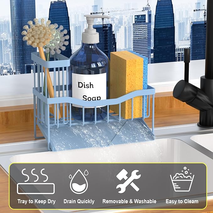 Fssvcd Maifan Sink Caddy Sponge Holder - Image 3