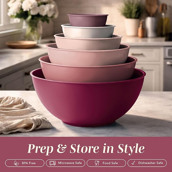 COOK WITH COLOR Mixing Bowls with Lids - Image 3