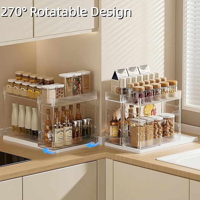 Mustorn Pull Out Spice Rack Organizer - Image 3