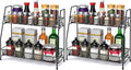 SPISPI Spice Rack Organizer for Cabinet, Bathroom Organizer Countertop by SPISPI