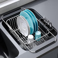 Apartment RV Small Dish Drainer Drying Rack Over The Sink In Stainless Steel by JASIWAY