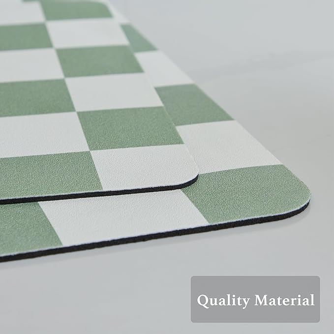 Ohocut Checkered Dish Drying Mat - Image 6