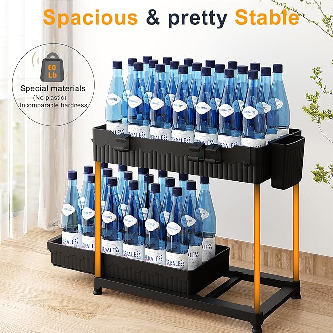 Sevenblue 3 Pack Under Sink Organizers, 2-Tier Multi-Use Kitchen and Bathroom - Image 5