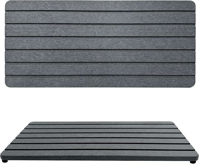 NiuYichee 2 PCS Water Absorbent diatomite Coasters, Stone Drying mat by NiuYichee