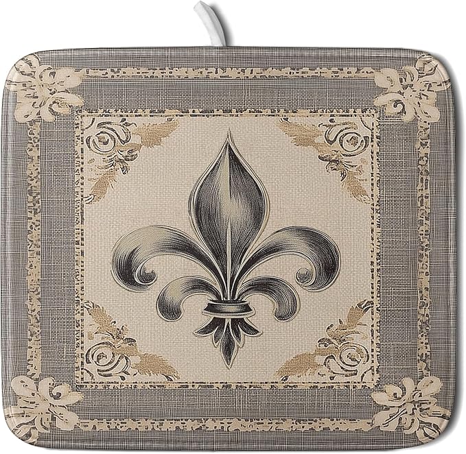 Giwawa Mardi Gras Dish Drying Mat by Giwawa