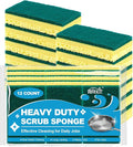 HOMEXCEL Sponges Kitchen 12pcs, Heavy Duty Sponges by HOMEXCEL