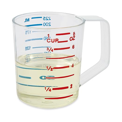 Rubbermaid Commercial Products Bouncer Clear Measuring Cup, 1-Cup /0.25-Quart - Image 2