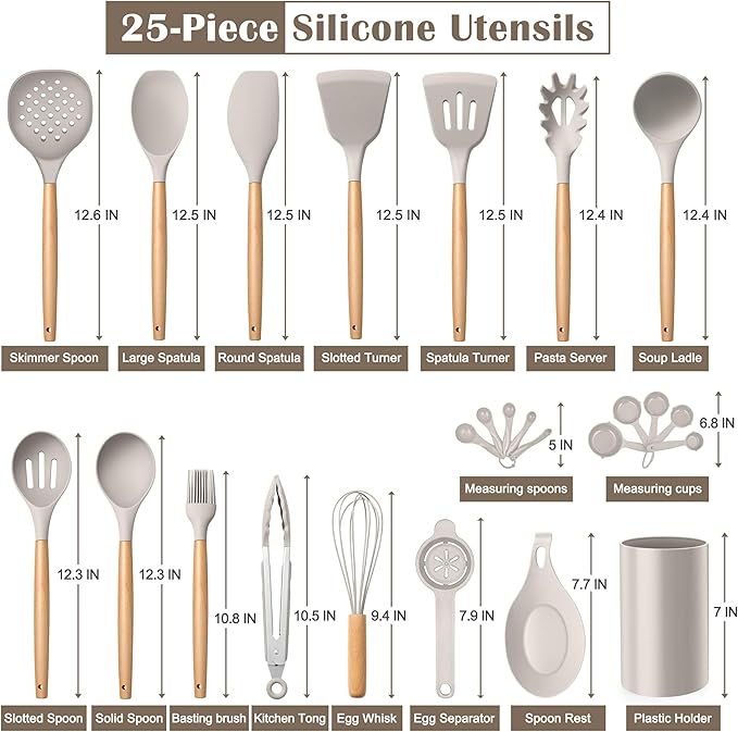 E-far Silicone Kitchen Utensils Set - Image 2