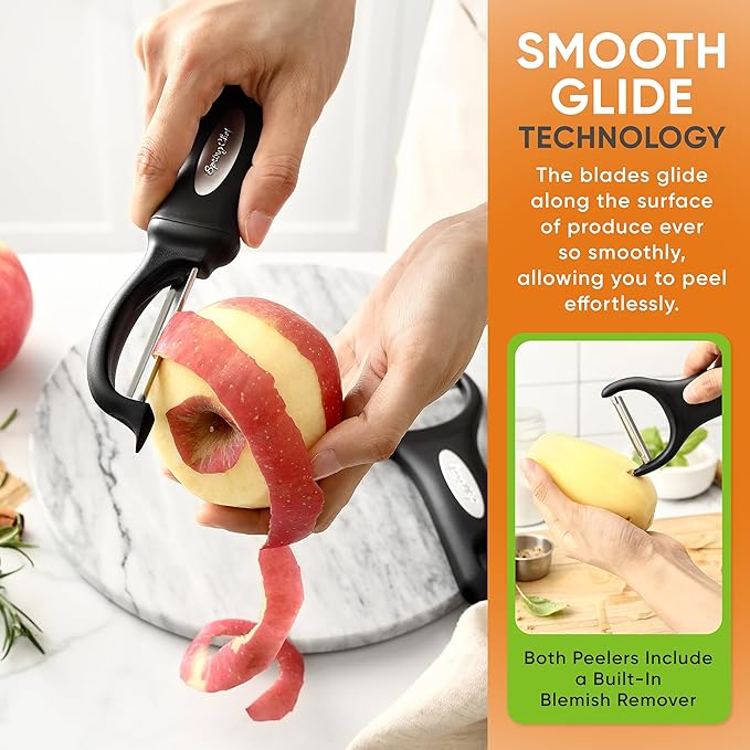 Spring Chef Swivel Vegetable Peeler & Y Potato Peeler - Image 3