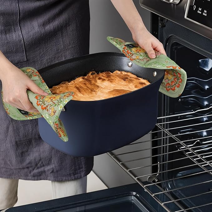BONTHEE Pot Holders for Kitchen Heat Resistant Hot Pads for Countertops Oven - Image 3